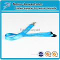 Blue Color Lanyard made of smooth polyester